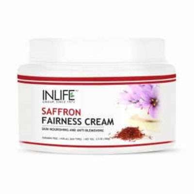 INLIFE Natural Saffron Fairness Cream For Blemishes Dark Circles And Spots