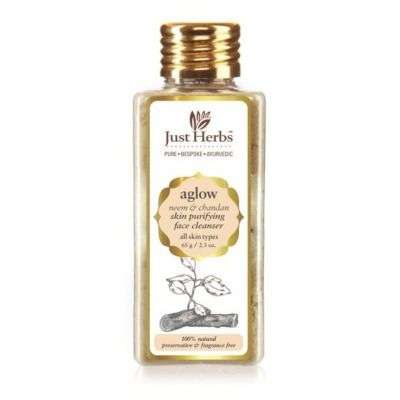 Just Herbs Aglow Neem Chandan Skin Purifying Face Cleanser