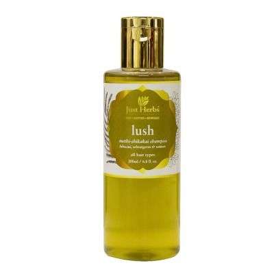 Buy Just Herbs Lush Methi Shikakai Shampoo