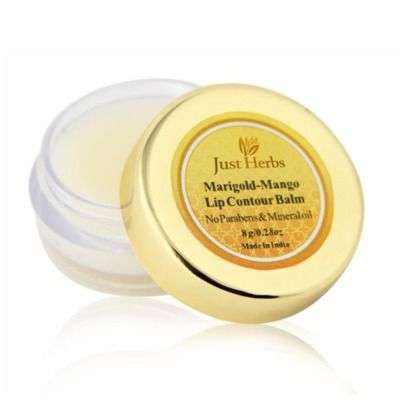 Buy Just Herbs Marigold Mango Lip Contour Balm