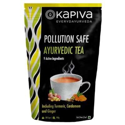 Kapiva Pollution Safe Ayurvedic Tea with Ginger and Turmeric