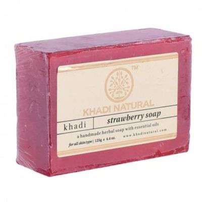 Buy Khadi Natural Strawberry Soap