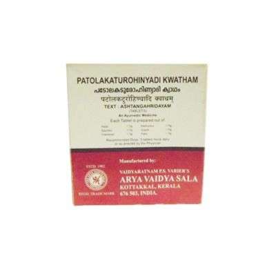 Kottakkal Ayurveda Patolakaturohinyadi Kwatham Tablets