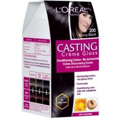 L'oreal Paris Casting Creme Gloss Hair Color - 1 No (87.5 gm + 72 ml)