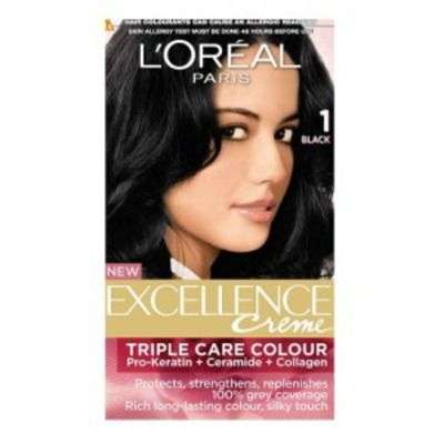 L'oreal Paris Excellence Creme Hair Color - 1 Black