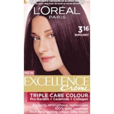 L'oreal Paris Excellence Creme Hair Color - 1 No (100 gm + 72 ml)