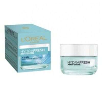 L'oreal Paris Hydrafresh Anti - Shine Icy Gel