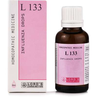 Lords Homeo L 133 Influenza Drops 