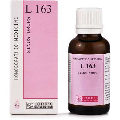 Lords Homeo L 163 Sinus Drops 