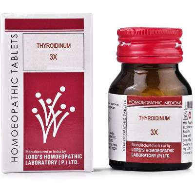Lords Homeo Thyroidinum  - 3X