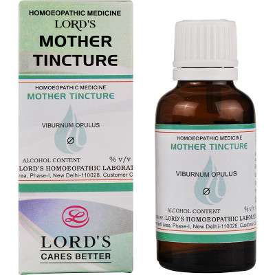 Lords Homeo Viburnum Opulus Mother Tincture 