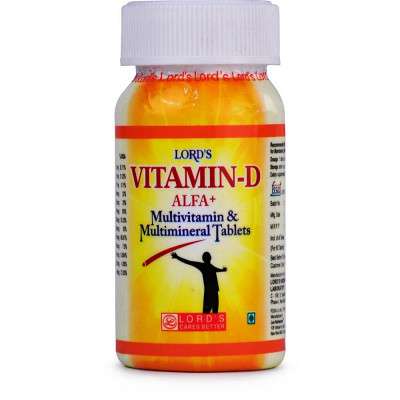Buy Lords Homeo Vitamin D Alfa + Tabs 