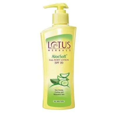 Lotus Herbals AloeSoft Daily Body Lotion SPF 20