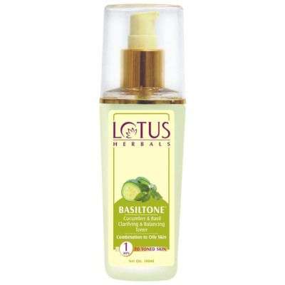 Lotus Herbals Basiltone Cucumber and Basil Clarifying and Balancing Toner