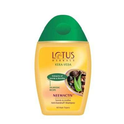 Lotus Herbals Kera - Veda Neemactiv Neem and Reetha Anti Dandruff Shampoo