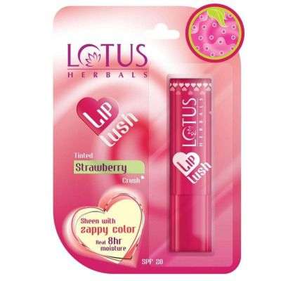 Lotus Herbals Lip Lush Tinted Lip Balm - Strawberry Crush