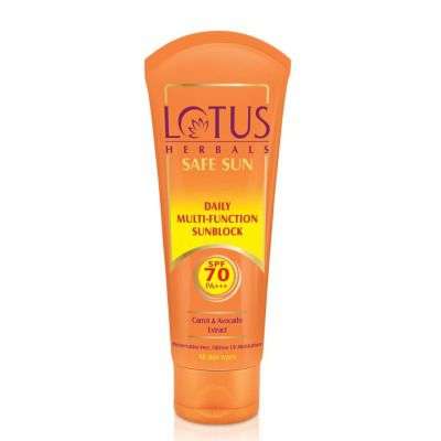 Lotus Herbals Safe Sun Daily Multi Function Sunblock SPF 70 PA+++