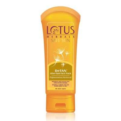 Lotus Herbals Safe Sun Detan Pigmentation Removal After - Sun Face Pack