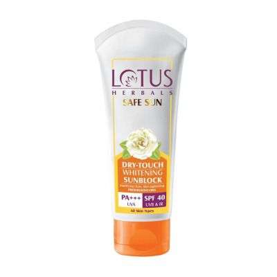Lotus Herbals Safe Sun Dry - Touch Whitening Sunblock SPF 40 UVB and IR PA+++