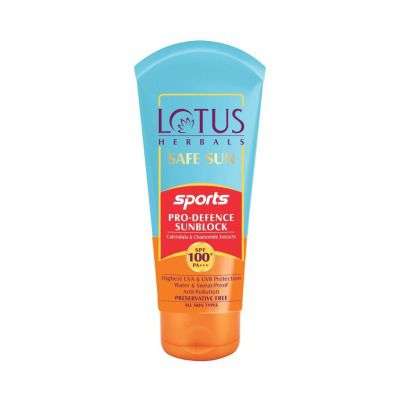 Lotus Herbals Safe Sun Sports Pro - Defence Sunblock SPF 100+ PA+++