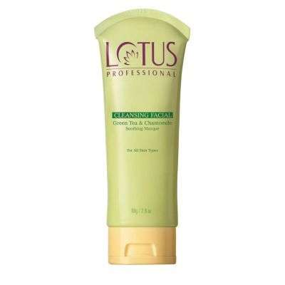 Lotus Professional Cleansing Facial Green Tea and Chamomile Soothing Masque