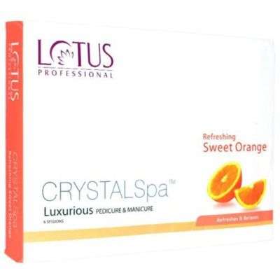 Lotus Professional Crystal Spa Rrefreshing Sweet Orange Pedicure Manicure Kit