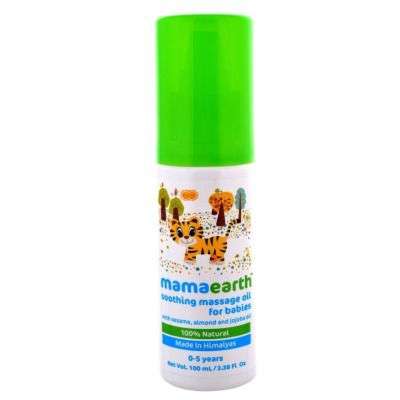 Buy Mamaearth Soothing Massage Oil For Babies