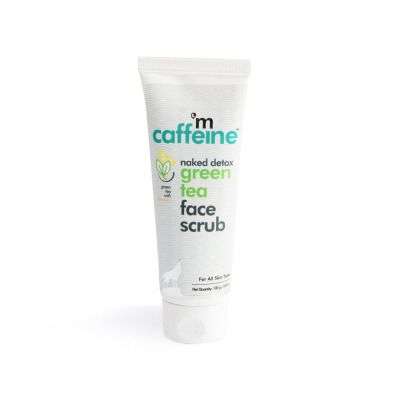 Mcaffeine Naked Detox Green Tea Face Scrub with Vitamin C and Hyaluronic Acid