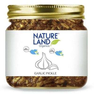 Buy Natureland Organics Garlic Pickle