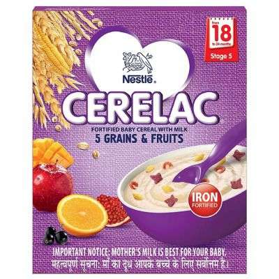 Nestle Cerelac Infant Cereal Stage 5 - Grains and Fruits