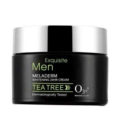 O3+ Equisite Men Tea Tree Meladerm Whitening 24 Hr Cream