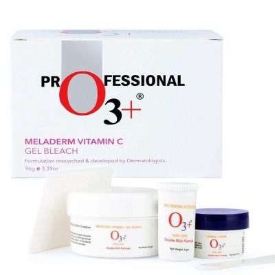 O3+ Meladerm Vitamin C Gel Bleach for Skin Whitening and Hair Lightening