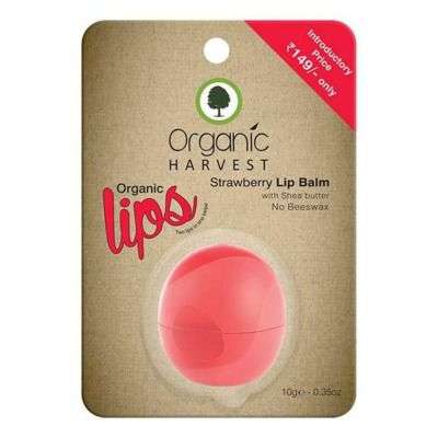 Buy Organic Harvest Strawberry Lip Balm