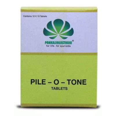 Pankajakasthuri Herbals Pile - O - Tone Tablets