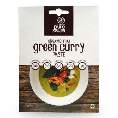 Buy Pure & Sure Organic Green Curry Paste