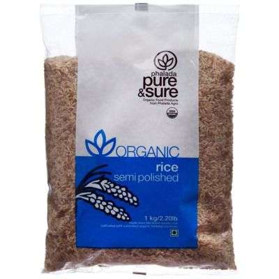 Buy Pure & Sure Organic Semi Polished Rice