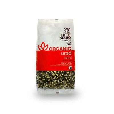 Pure & Sure Organic Urad Dal, Split Black