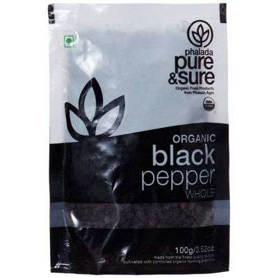 Pure & Sure Organic Whole, Black Pepper