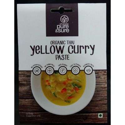 Buy Pure & Sure Organic Yellow Curry Paste