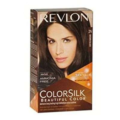 Revlon Colorsilk Hair Color With 3D Color Technology Brown Black 2N