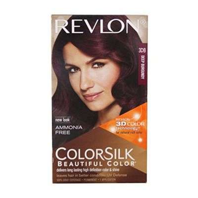Revlon Colorsilk Hair Color With 3D Color Technology Deep Burgundy 3DB