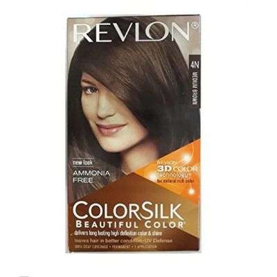 Revlon Colorsilk Hair Color With 3D Color Technology Medium Brown 4N