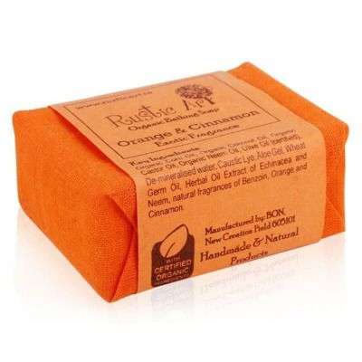 Rustic Art Organic Orange And Cinnamon Soap