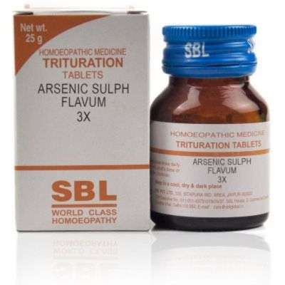 SBL Arsenic Sulphuratum Flavum 3X