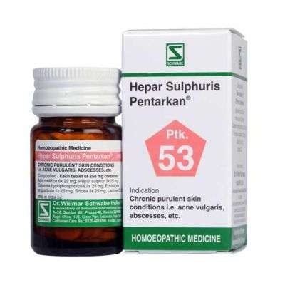 Schwabe Homeopathy Hepar Sulphuris Pentarkan