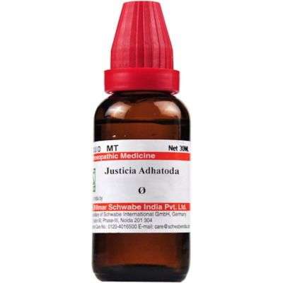 Schwabe Homeopathy Justicia adhatoda MT