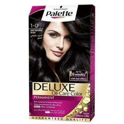 Schwarzkopf Palette Deluxe Intense Oil Care Color 1 - 0 Deep Natural Black