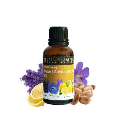Soulflower Aromatherapy Beard & Moustache Oil