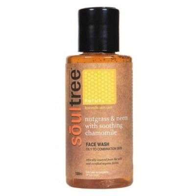 Buy SoulTree Nutgrass & Neem Face Wash with Soothing Chamomile