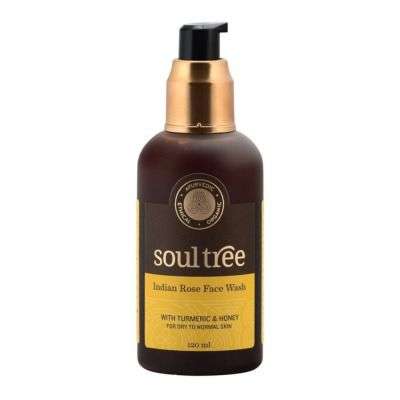 Buy SoulTree Turmeric & Indian Rose Face Wash with Forest Honey